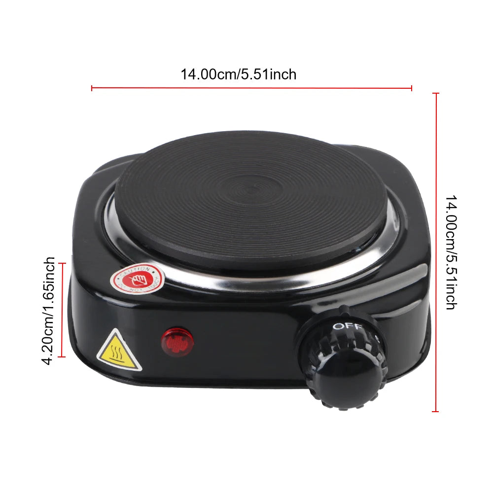 Kitchen Tools Hot Cooker Plate Mini Electric Heater Stove Milk Water Coffee Heating Furnace 500W 220V Multifunctional Appliance