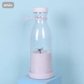 USB Charging Portable Mini Juice Blender Cup Electric Rechargeable with 6 Blades Bottle Design for Travel Office Home Use